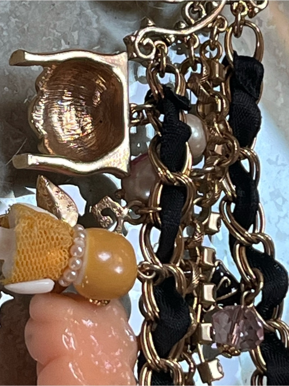 Vintage Betsey Johnson BETSEYVILLE Premier Dollhouse Multi-Strand Bracelet - Picture 16 of 16